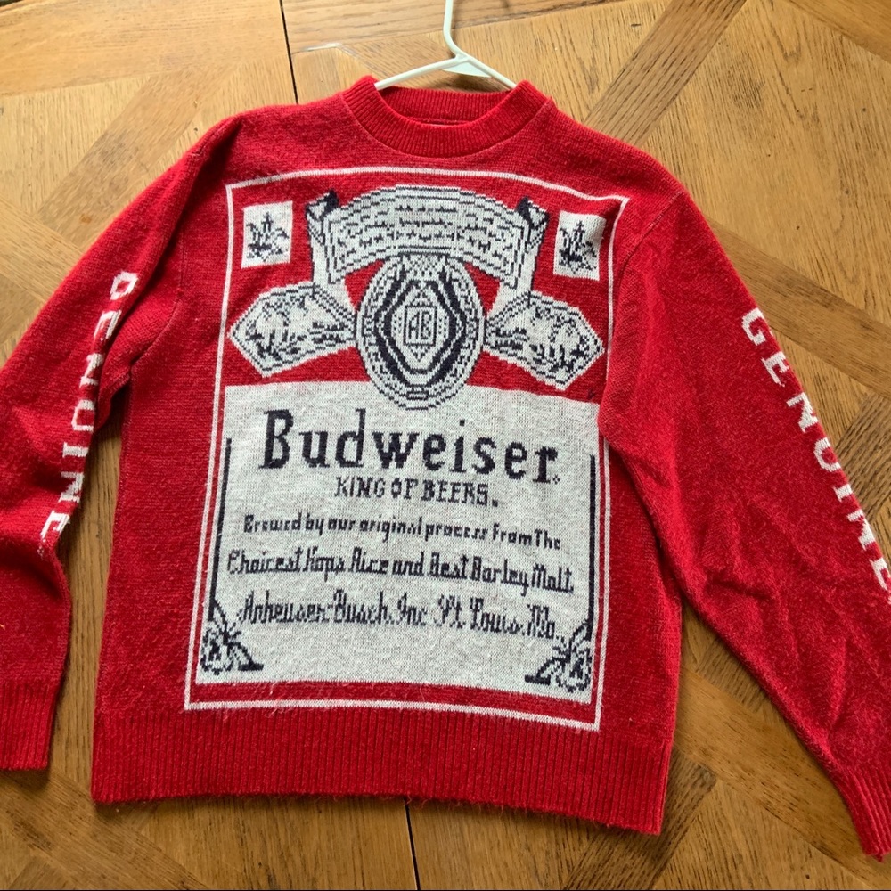 80s Vintage Budweiser crewneck sweatshirt
